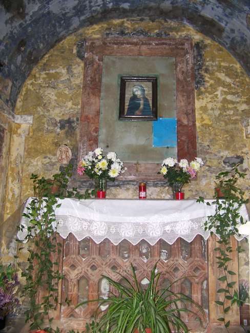 Cappella della Madonna del Tufo zona Mondrigo