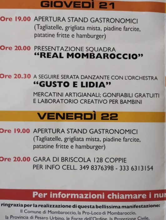 Festa della Tagliatella 2025 Interno 1