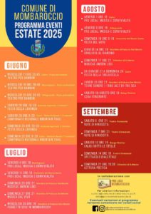 Programma Eventi Estivi 2025 Mombaroccio